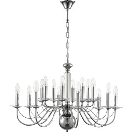 Люстра подвесная LUMION INCANTO 8034/16 CLASSI LN25 Е14 16*40W 220V хром, металл/стекло Люстра подвесная LUMION INCANTO 8034/16 CLASSI LN25 Е14 16*40W 220V хром, металл/стекло