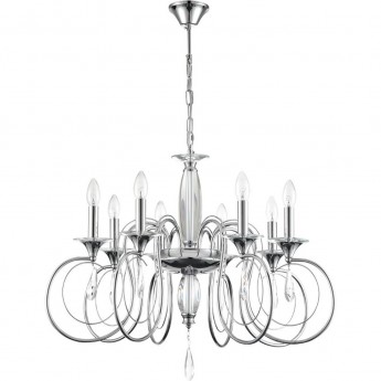 Люстра подвесная LUMION LAOKA 8032/8 CLASSI LN25 Е14 8*40W 220V хром, металл/хрусталь Люстра подвесная LUMION LAOKA 8032/8 CLASSI LN25 Е14 8*40W 220V хром, металл/хрусталь
