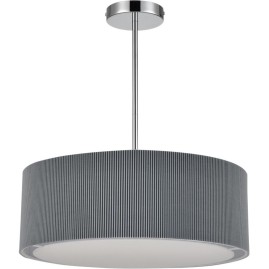 Люстра подвесная LUMION ZIGRISA 8111/5 MODERNI LN25 E14 5*40W 220V хром/серый, металл/текстиль
