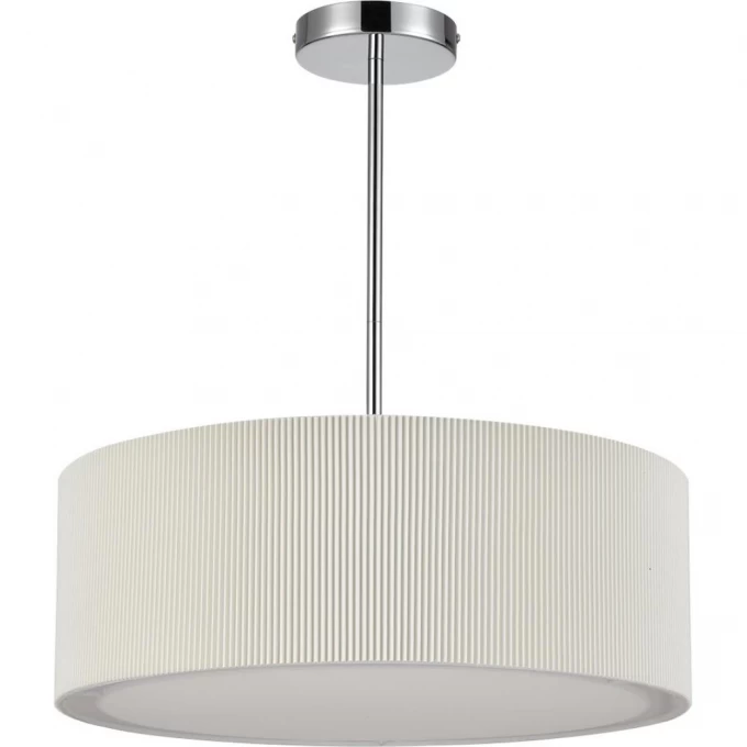 Люстра подвесная ZIGRISA MODERNI LN25 LUMION E14 5*40W 220V хром/белый, металл/текстиль 8110/5 Люстра подвесная ZIGRISA MODERNI LN25 LUMION E14 5*40W 220V хром/белый, металл/текстиль 8110/5