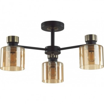 Люстра потолочная LUMION ARLIN COMFI LN23 5643/3C E27 3*60W 220V чёрный, бронза Люстра потолочная LUMION ARLIN COMFI LN23 5643/3C E27 3*60W 220V чёрный, бронза