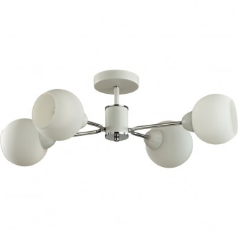 Люстра потолочная LUMION KODI COMFI LN23 5645/4C E27 4*60W 220V белый, хром