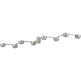 Люстра потолочная LUMION SANATA 8116/8C COMFI LN25 LED GX53 8*7W 220V никель, металл Люстра потолочная LUMION SANATA 8116/8C COMFI LN25 LED GX53 8*7W 220V никель, металл