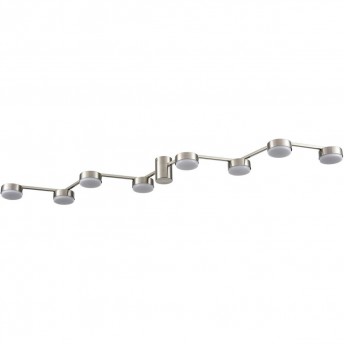 Люстра потолочная LUMION SANATA 8116/8C COMFI LN25 LED GX53 8*7W 220V никель, металл Люстра потолочная LUMION SANATA 8116/8C COMFI LN25 LED GX53 8*7W 220V никель, металл