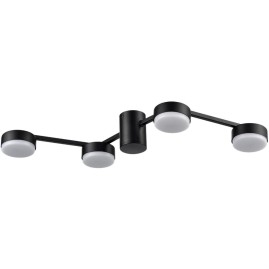 Люстра потолочная LUMION SANATA LED GX53 4*7W 220V 8187/4C COMFI LN25 черный, металл Люстра потолочная LUMION SANATA LED GX53 4*7W 220V 8187/4C COMFI LN25 черный, металл