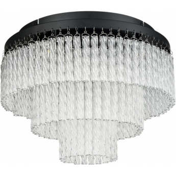 Люстра потолочная LUMION SPIRALS 6576/11CR CLASSI LN24 G9 11*20W 220V черный/прозрачный/металл/стекло