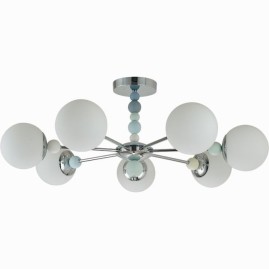 Люстра потолочная LUMION SUNDAY 6525/7C MODERNI LN23 E14 7*40W 220V хром Люстра потолочная LUMION SUNDAY 6525/7C MODERNI LN23 E14 7*40W 220V хром