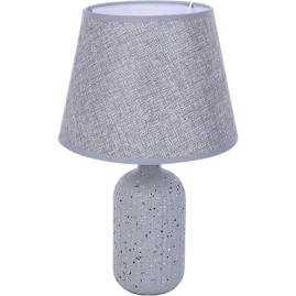 Настольная лампа LUMION FANNA 8216/1T CLASSI LN25 Е27 1*60W 220V серый, керамика/текстиль