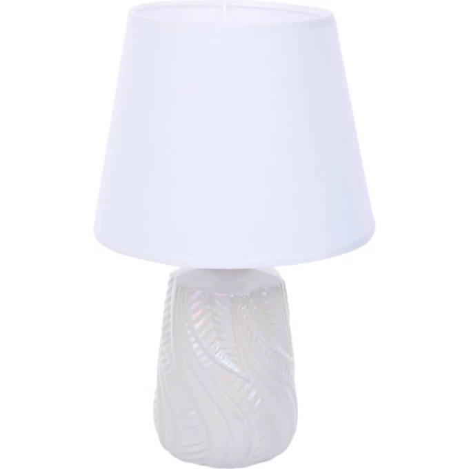 Настольная лампа LUMION SINNA CLASSI LN25 Е27 1*60W 220V белый жемчужный/белый, керамика/текстиль 8212/1T
