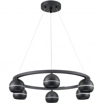 Подвесная люстра LUMION LUAZANA 8242/6 COMFI LN25 203 LED GX53 6*7W 220V черный металл Подвесная люстра LUMION LUAZANA 8242/6 COMFI LN25 203 LED GX53 6*7W 220V черный металл