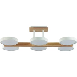 Потолочная люстра LUMION PLATO 8030/108CL LEDIO LN25 LED 108W 3000-6000К 220V белый, дерево/металл, акрил Потолочная люстра LUMION PLATO 8030/108CL LEDIO LN25 LED 108W 3000-6000К 220V белый, дерево/металл, акрил