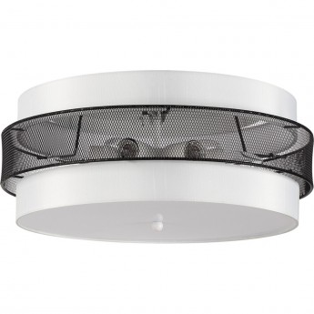 Потолочный светильник LUMION ANIMAISA 8002/6C MODERNI LN24 Е27 6*60W 220V белый, черный металл/металл, текстиль