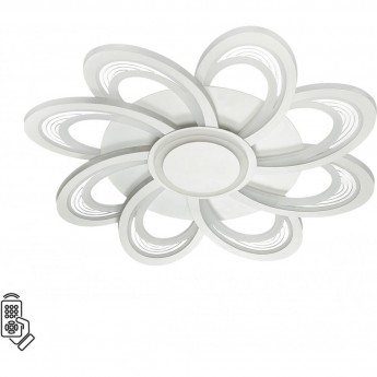 Потолочный светильник LUMION MANILA 8198/95L LEDIO LN25 с пультом ДУ 3000-6000К LED 95W 220V белый, металл/акрил Потолочный светильник LUMION MANILA 8198/95L LEDIO LN25 с пультом ДУ 3000-6000К LED 95W 220V белый, металл/акрил
