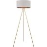Торшер LUMION TAPIOKA NEOCLASSI LN25 368 E27 1*60W 220V золото/белый, металл/текстиль 8077/1F
